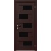 Межкомнатная дверь Modern Verona BLK полустекло Rodos