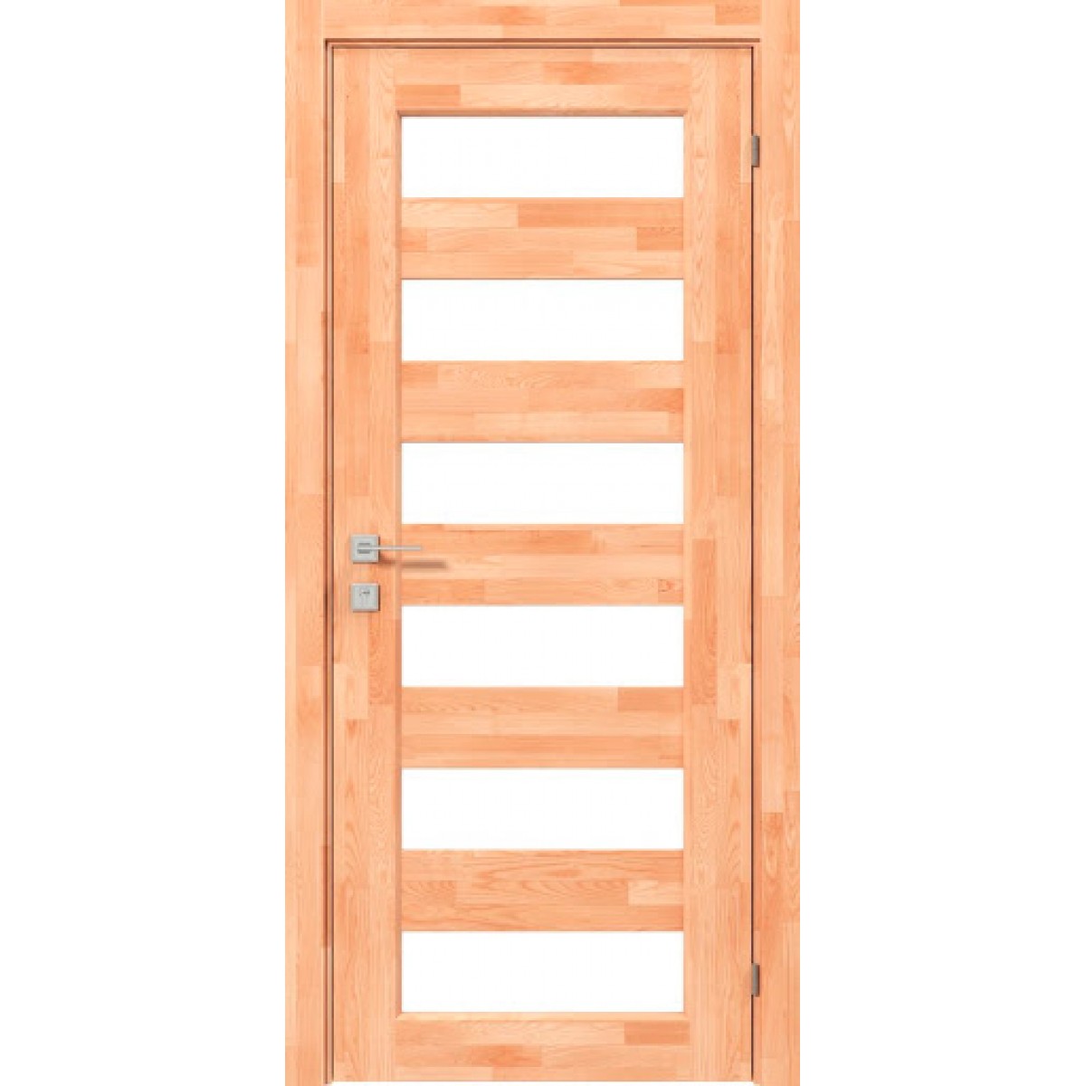 Межкомнатная дверь Woodmix  Master полустекло Rodos