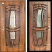 Входная дверь ABWEHR Classic SAP Massandra 209 + ковка Vinorit дуб золотой + патина