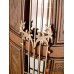 Входная дверь ABWEHR Classic SAP Massandra 209 + ковка Vinorit дуб золотой + патина