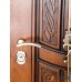 Входная дверь ABWEHR Classic SAP Massandra 209 + ковка Vinorit дуб золотой + патина