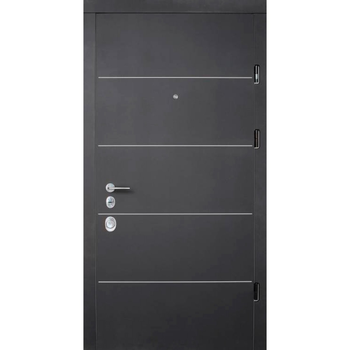 Входная дверь Straj LUX Prestige Соло софт блэк Past / Софт Милк Past
