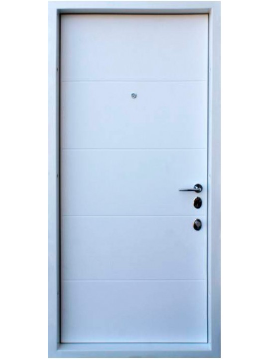 Входная дверь Straj LUX Prestige Соло софт блэк Past / Софт Милк Past
