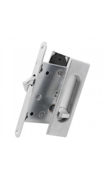 Ручка на раздв. дверь Fimet 3663AR F05+LOCK+MQ мат хром (комплект)