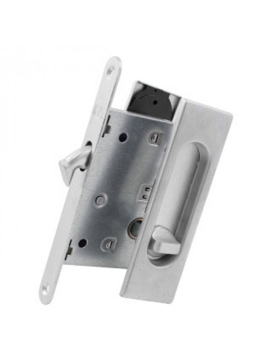 Ручка на раздв. дверь Fimet 3663AR F05+LOCK+MQ мат хром (комплект)