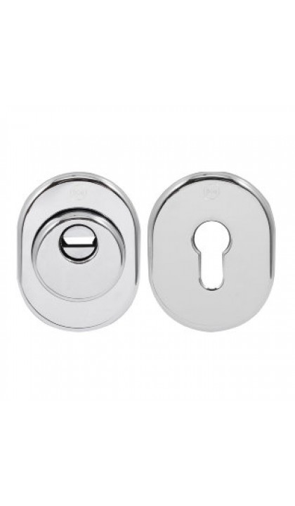 Securemme 4246ECL25M5 Комплект броненакладка под цилиндр, хром (овал)
