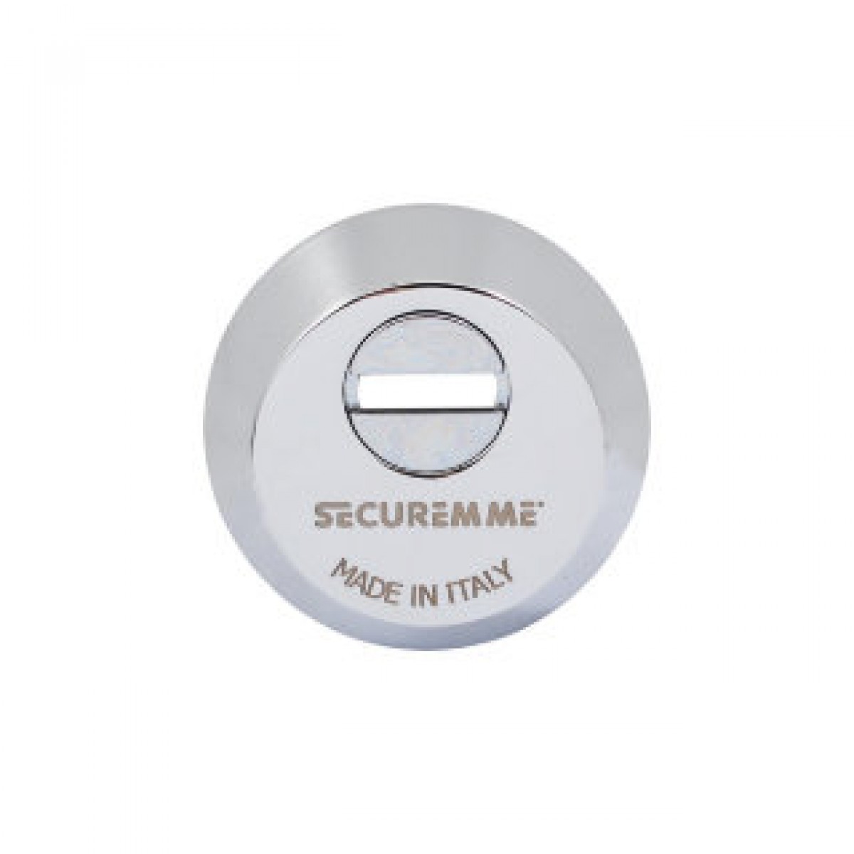 Securemme 4255ECL14M2 Броненакладка под цилиндр хром, с логотипом