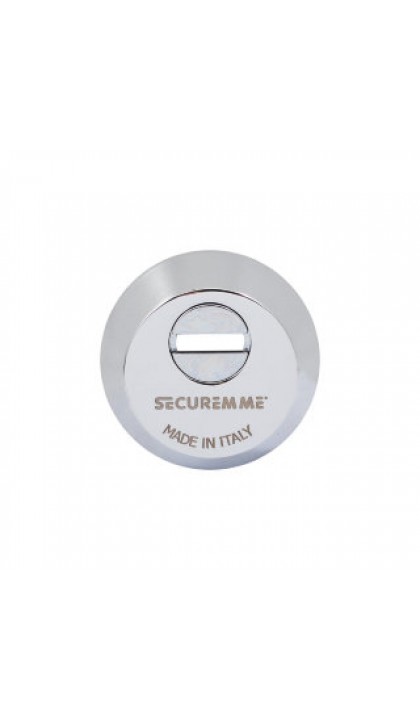 Securemme 4255ECL14M2 Броненакладка под цилиндр хром, с логотипом
