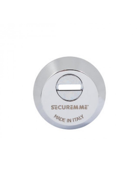 Securemme 4255ECL14M2 Броненакладка под цилиндр хром, с логотипом